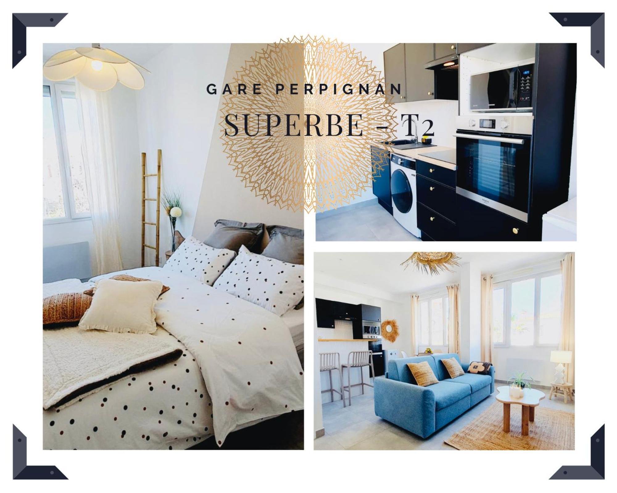 Superbe T2 - Proche Gare Apartman Perpignan Kültér fotó